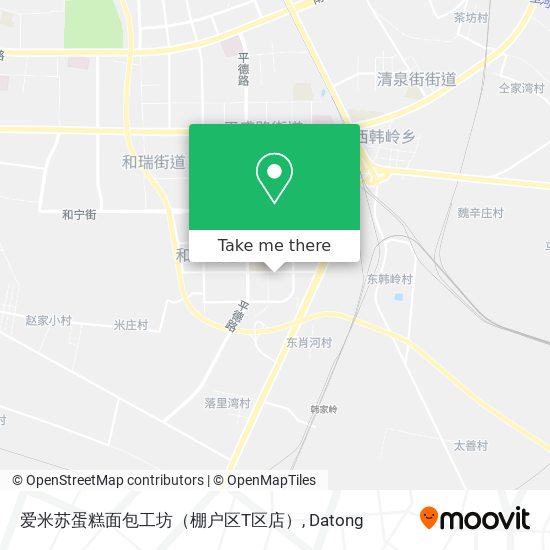 爱米苏蛋糕面包工坊（棚户区T区店） map