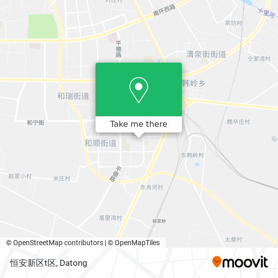 恒安新区t区 map