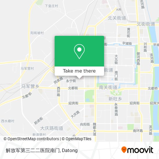 解放军第三二二医院南门 map