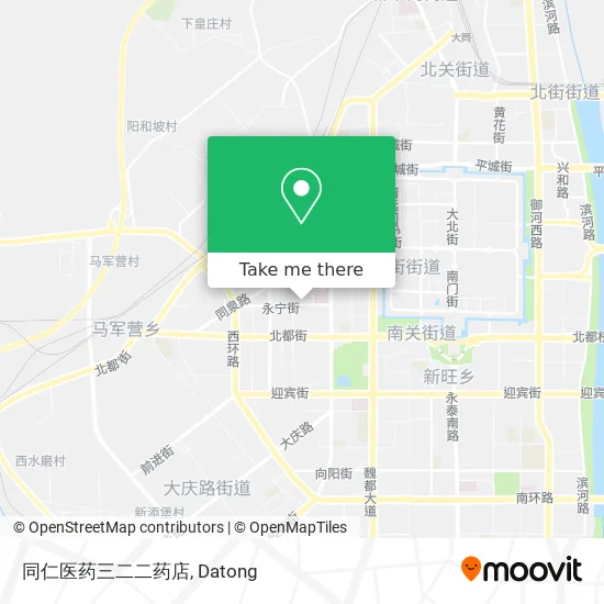 同仁医药三二二药店 map