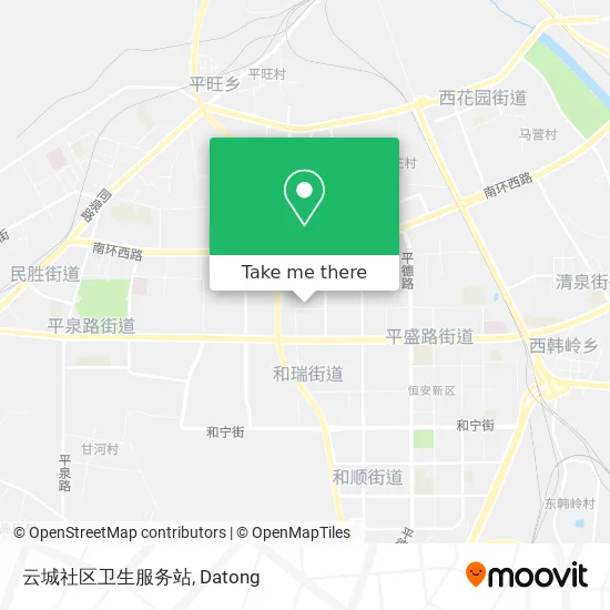 云城社区卫生服务站 map