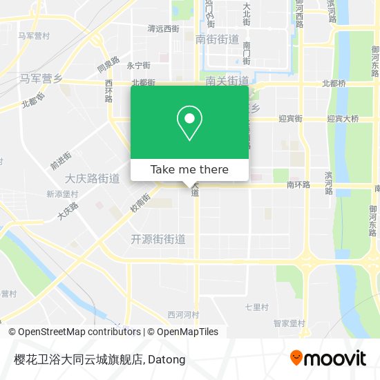 樱花卫浴大同云城旗舰店 map