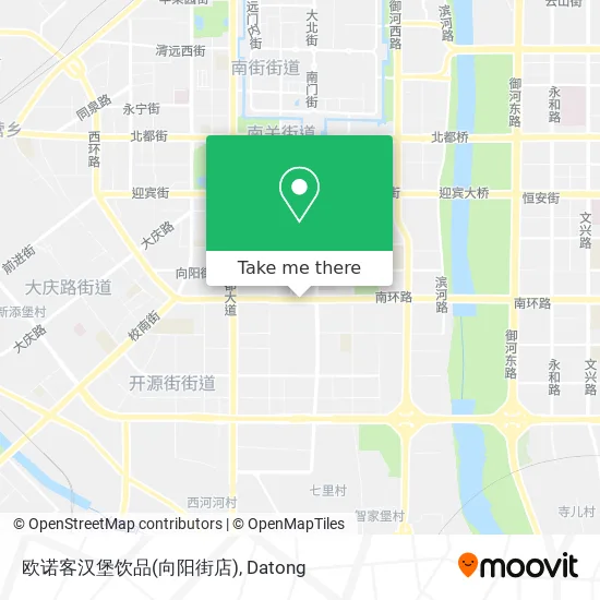 欧诺客汉堡饮品(向阳街店) map