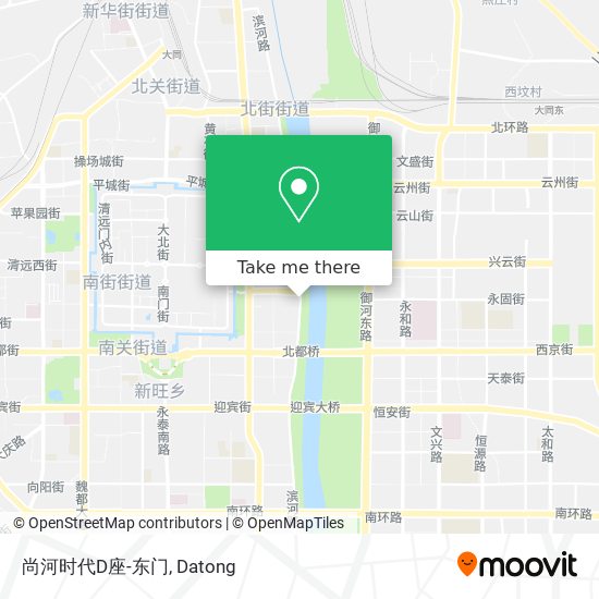 尚河时代D座-东门 map
