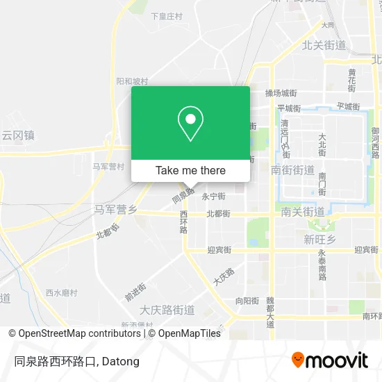 同泉路西环路口 map