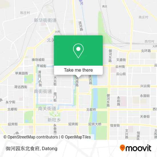 御河园东北食府 map