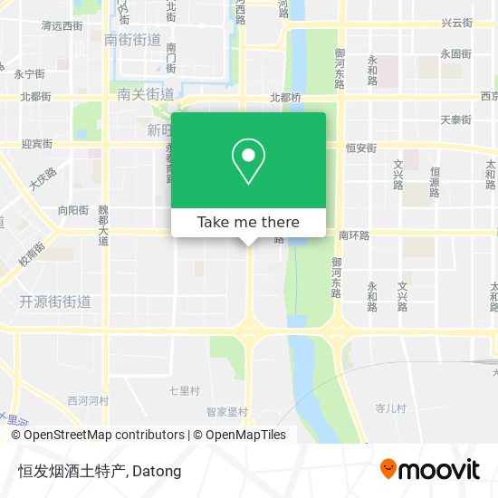 恒发烟酒土特产 map