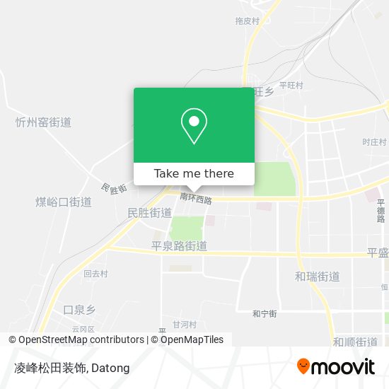 凌峰松田装饰 map