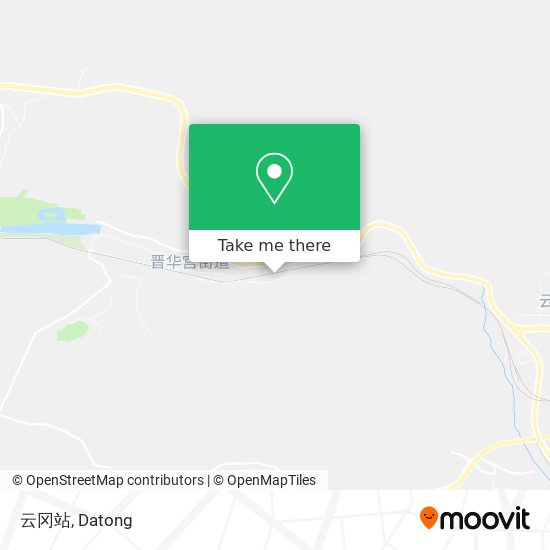 云冈站 map