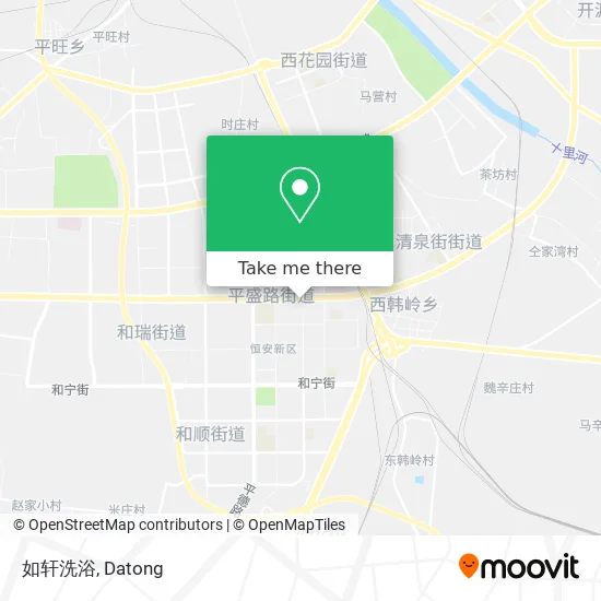 如轩洗浴 map