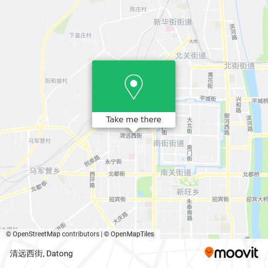 清远西街 map