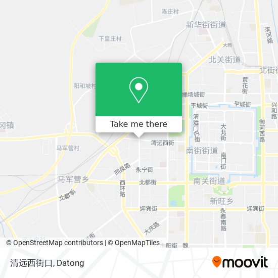 清远西街口 map