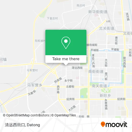 清远西街口 map