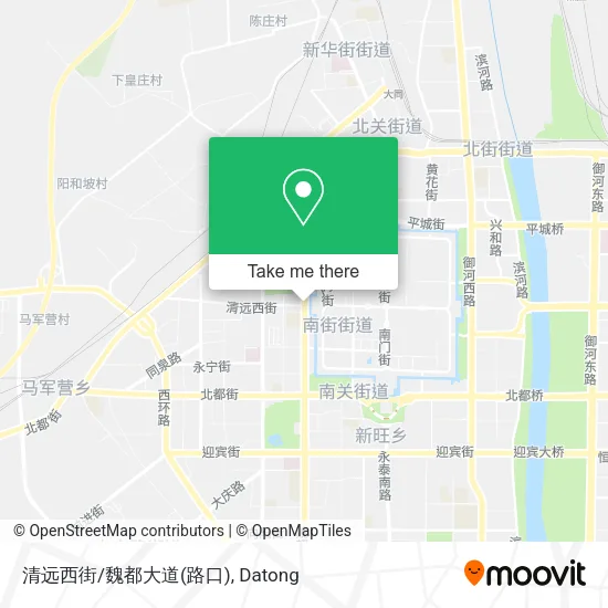 清远西街/魏都大道(路口) map