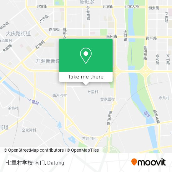 七里村学校-南门 map