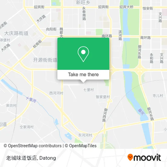 老城味道饭店 map