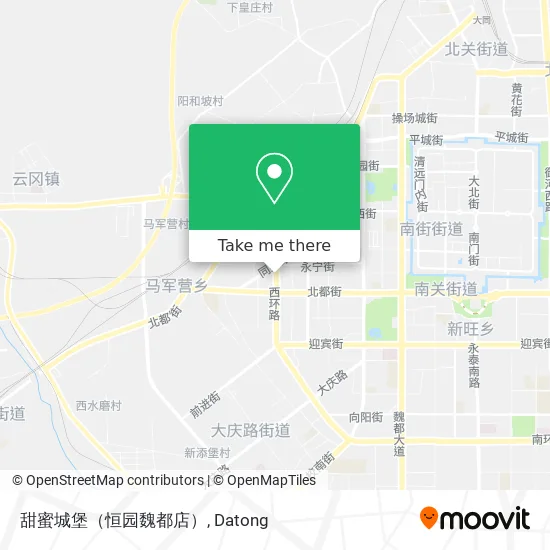 甜蜜城堡（恒园魏都店） map