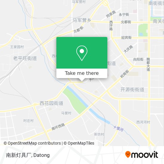 南新灯具厂 map