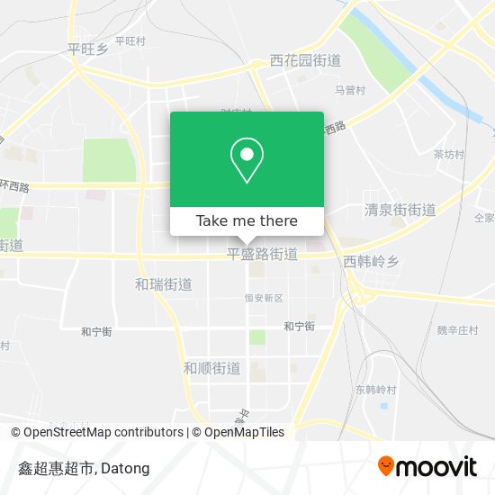 鑫超惠超市 map