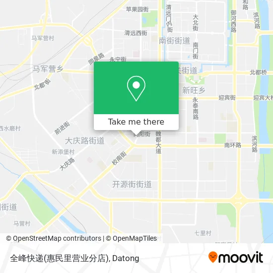 全峰快递(惠民里营业分店) map