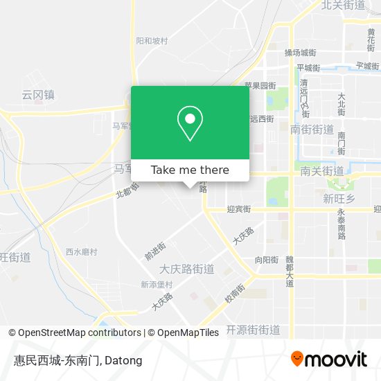 惠民西城-东南门 map