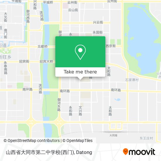 山西省大同市第二中学校(西门) map