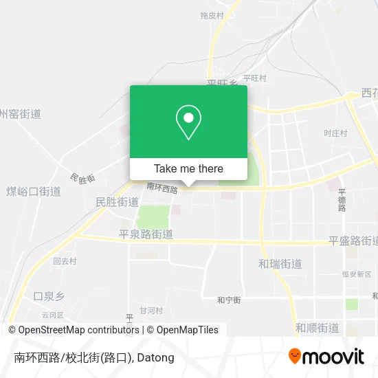 南环西路/校北街(路口) map