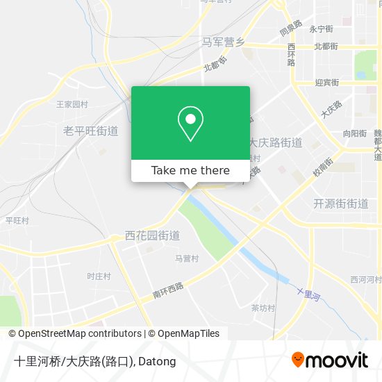十里河桥/大庆路(路口) map