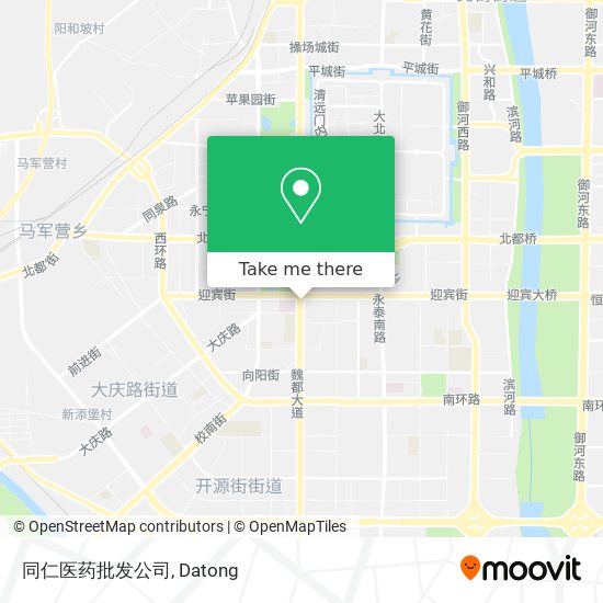 同仁医药批发公司 map