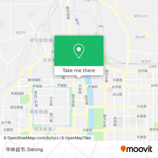 华林超市 map