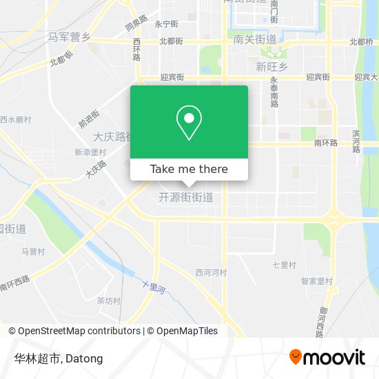 华林超市 map