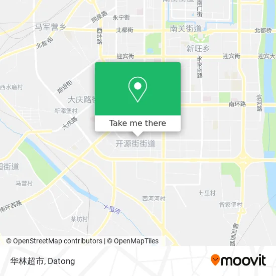 华林超市 map