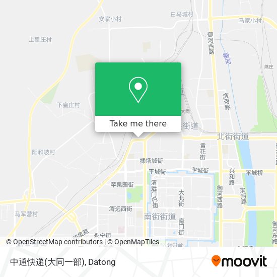 中通快递(大同一部) map