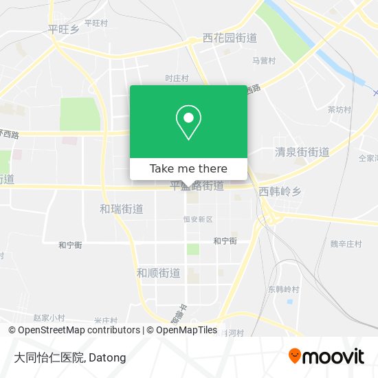 大同怡仁医院 map
