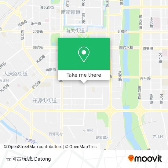 云冈古玩城 map