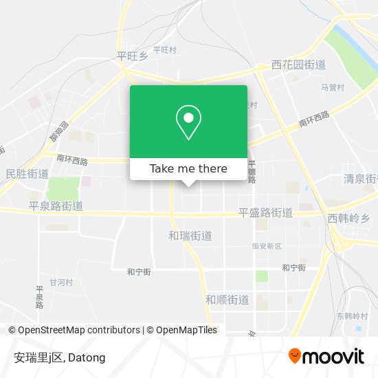 安瑞里j区 map