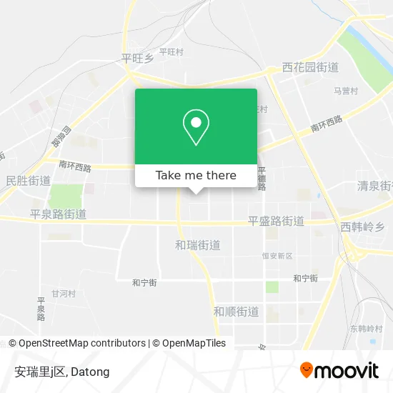 安瑞里j区 map