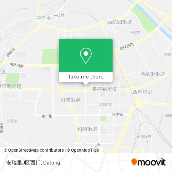 安瑞里J区西门 map