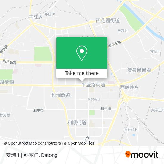 安瑞里j区-东门 map