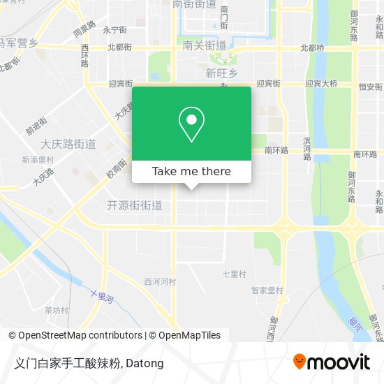 义门白家手工酸辣粉 map