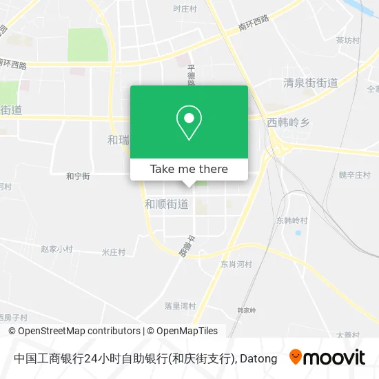 中国工商银行24小时自助银行(和庆街支行) map