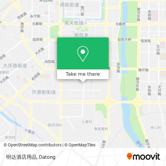 明达酒店用品 map