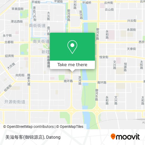 美滋每客(御锦源店) map