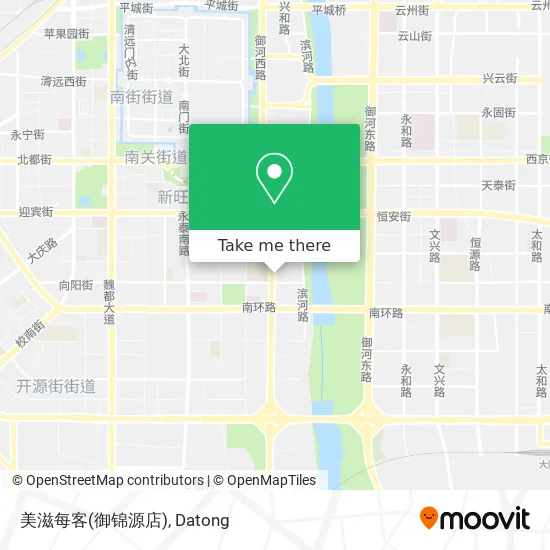 美滋每客(御锦源店) map