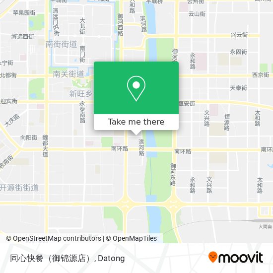 同心快餐（御锦源店） map