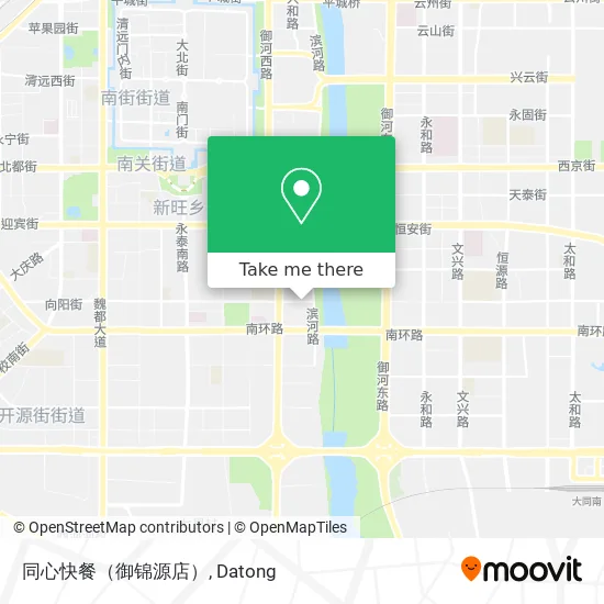 同心快餐（御锦源店） map