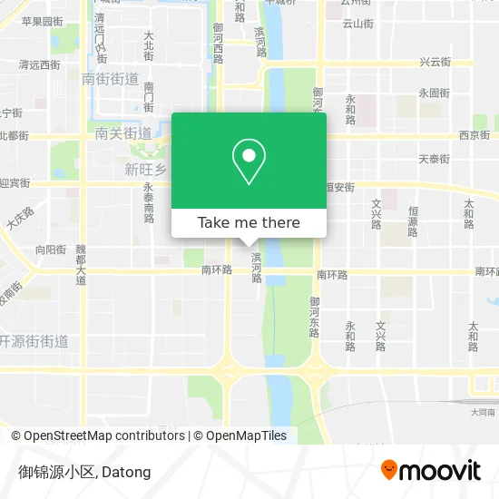 御锦源小区 map