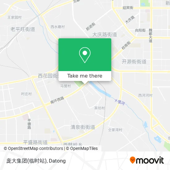 庞大集团(临时站) map