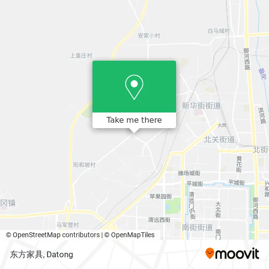 东方家具 map