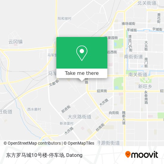 东方罗马城10号楼-停车场 map
